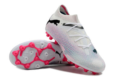 Puma Future Ultimate MG Low-Tops Football Boots - White/Blue/Pink