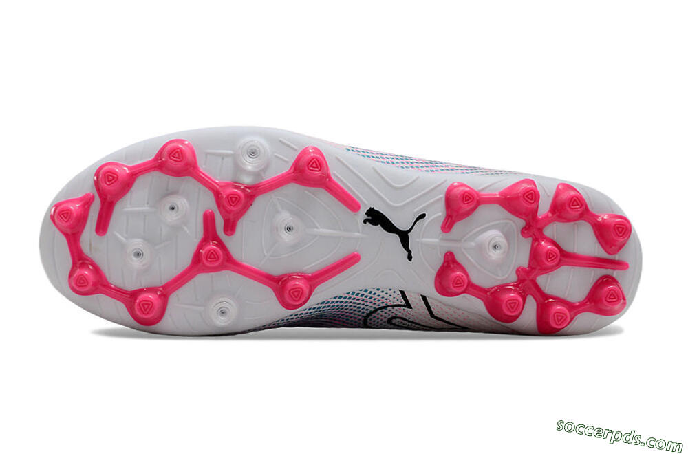 Puma Future Ultimate MG Low-Tops Football Boots - White/Blue/Pink 6
