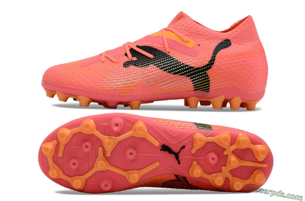 Puma Future Ultimate MG Low-Tops Football Boots - Red/Black/Orange 0