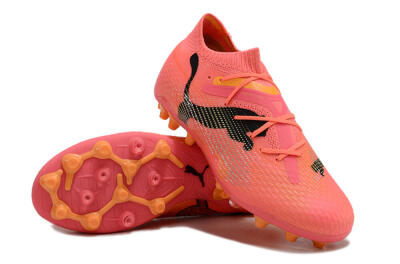 Puma Future Ultimate MG Low-Tops Football Boots - Red/Black/Orange