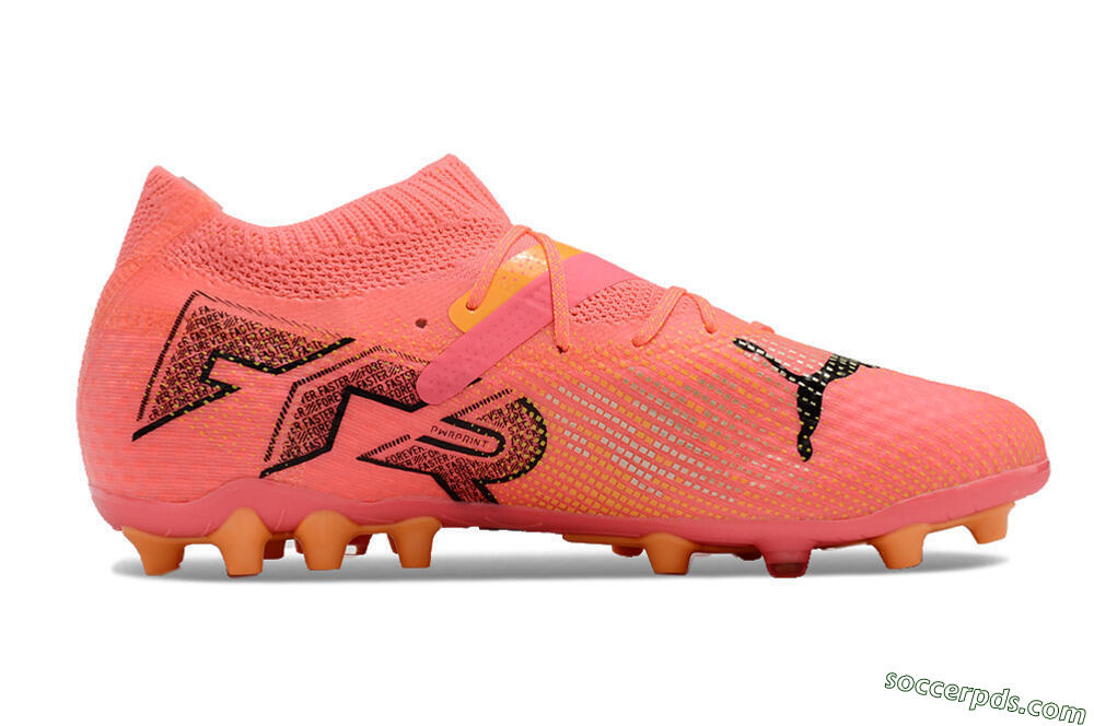 Puma Future Ultimate MG Low-Tops Football Boots - Red/Black/Orange 7