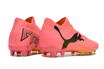 Puma Future Ultimate FG Low-Tops Football Boots - Pink/Black/Yellow