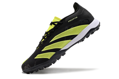 Adidas Predator 24 Elite TF Low-Tops Football Shoes - Black/Yellow/White