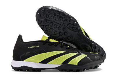 Adidas Predator 24 Elite TF Low-Tops Football Shoes - Black/Yellow/White