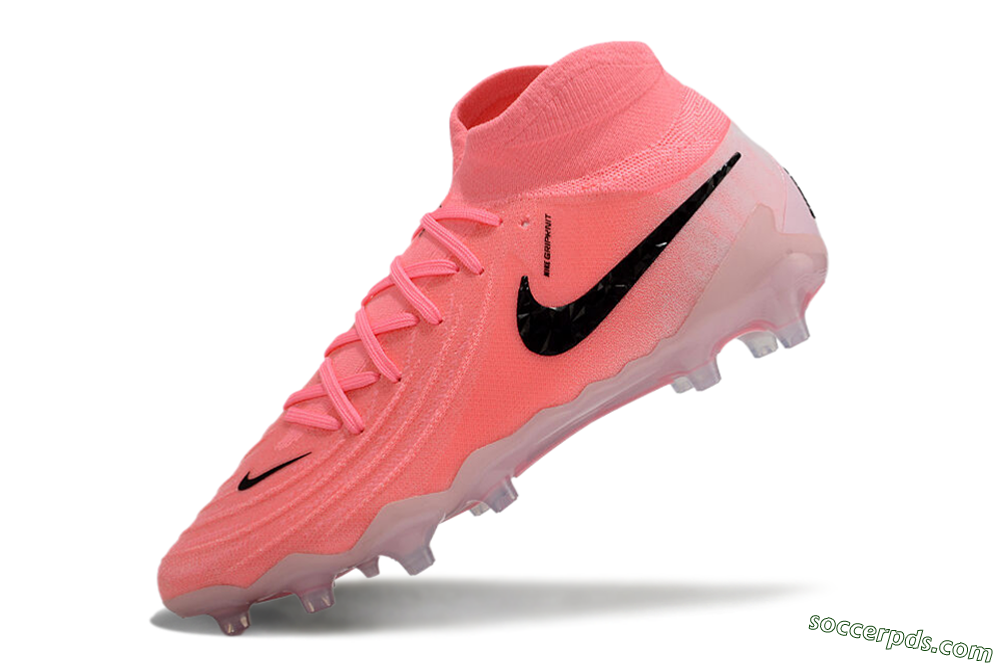 Nike Phantom Luna Elite AG High-Tops Football Boots - Pink/Black 5