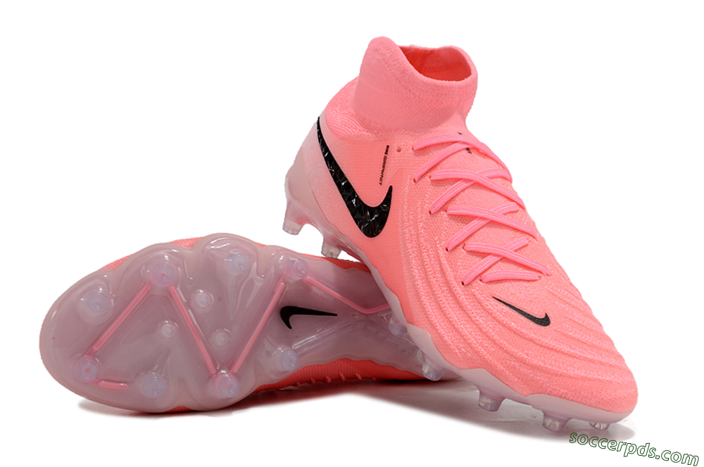 Nike Phantom Luna Elite AG High-Tops Football Boots - Pink/Black 3