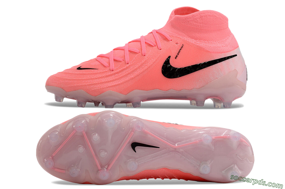 Nike Phantom Luna Elite AG High-Tops Football Boots - Pink/Black 0