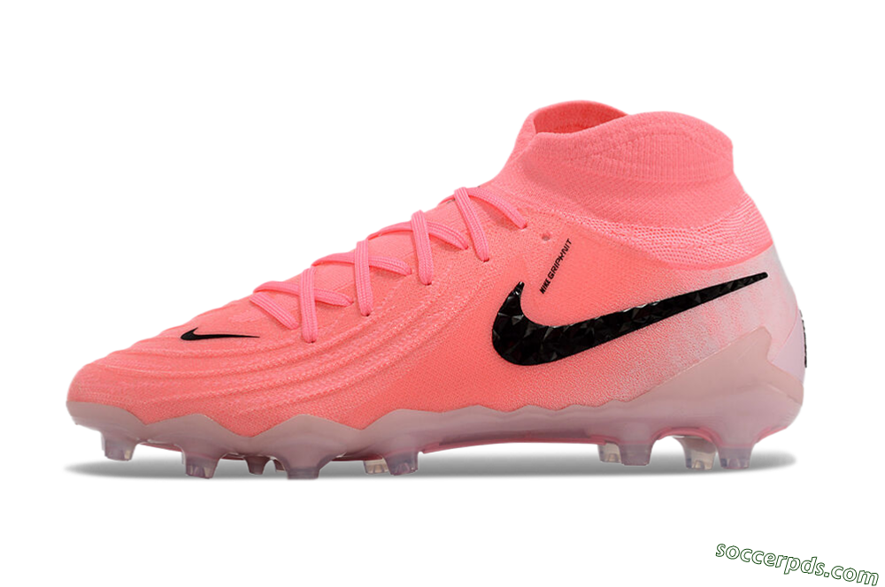 Nike Phantom Luna Elite AG High-Tops Football Boots - Pink/Black 2