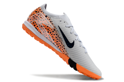 Nike Air Zoom Mercurial Vapor 15 Elite TF Low-Tops Football Shoes - Grey/Orange/Black