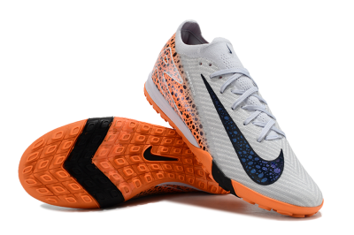 Nike Air Zoom Mercurial Vapor 15 Elite TF Low-Tops Football Shoes - Grey/Orange/Black