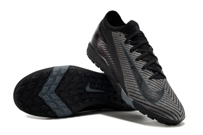 Nike Air Zoom Mercurial Vapor 16 Elite TF Low-Tops Football Shoes - Silver/Black/Blue
