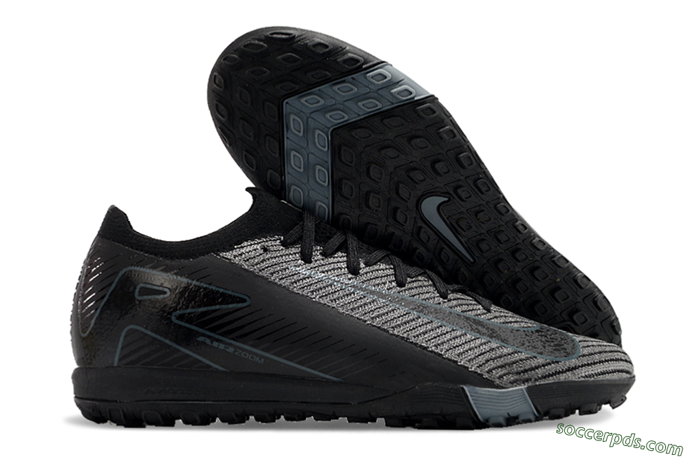 Nike Air Zoom Mercurial Vapor 16 Elite TF Low-Tops Football Shoes - Silver/Black/Blue 1
