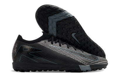 Nike Air Zoom Mercurial Vapor 16 Elite TF Low-Tops Football Shoes - Silver/Black/Blue