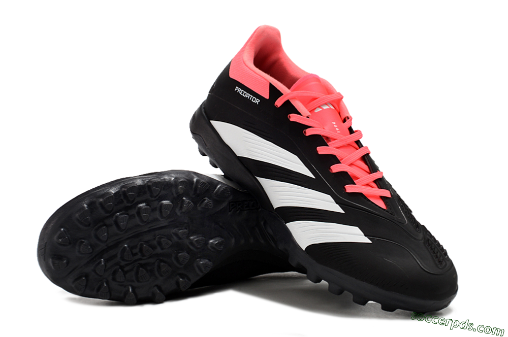 Adidas Predator 24 Elite TF Low-Tops Football Shoes - Black/White/Red 3