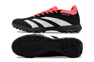 Adidas Predator 24 Elite TF Low-Tops Football Shoes - Black/White/Red