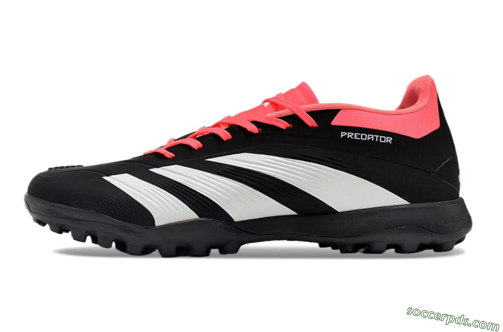 Adidas Predator 24 Elite TF Low-Tops Football Shoes - Black/White/Red 2