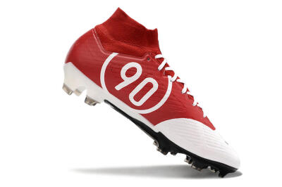 Nike Air Zoom Mercurial Superfly 9 Elite FG High-Tops Football Boots - White/Black/Red