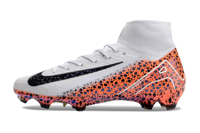 Nike Air Zoom Mercurial Superfly 10 Elite FG High-Tops Football Boots - Grey/Leopard/Gold