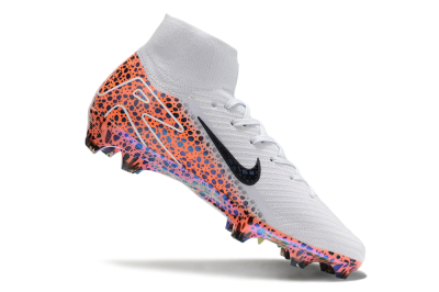 Nike Air Zoom Mercurial Superfly 10 Elite FG High-Tops Football Boots - Grey/Leopard/Gold