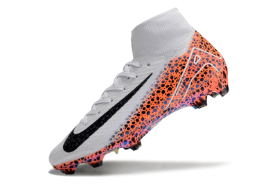 Nike Air Zoom Mercurial Superfly 10 Elite FG High-Tops Football Boots - Grey/Leopard/Gold