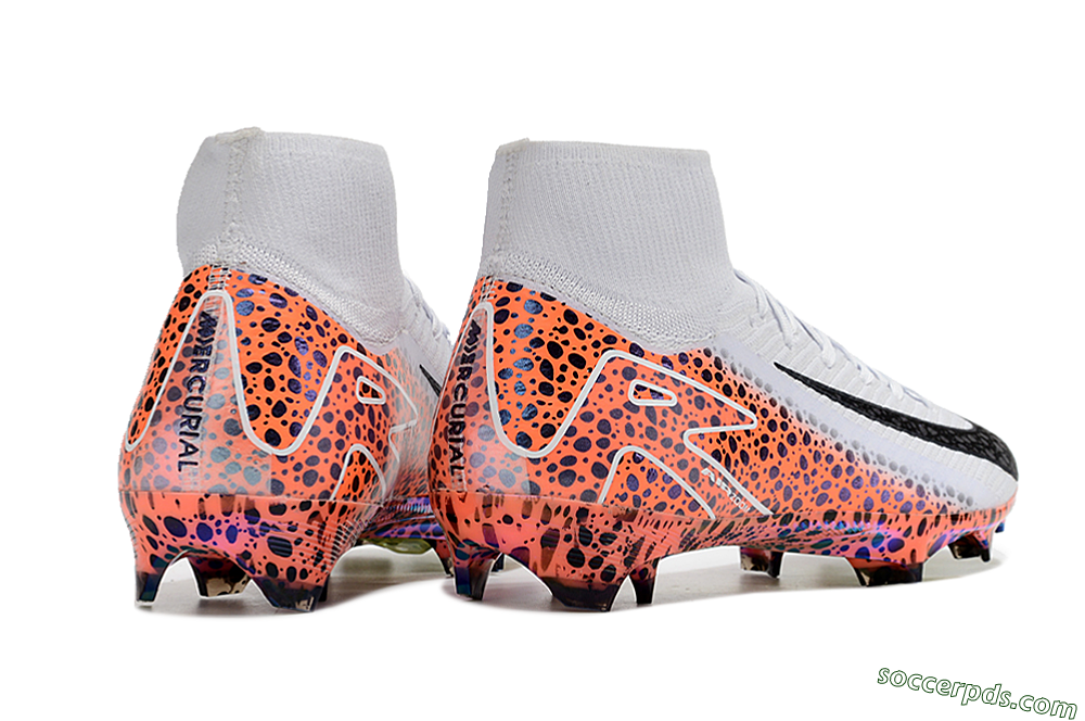 Nike Air Zoom Mercurial Superfly 10 Elite FG High-Tops Football Boots - Grey/Leopard/Gold 6