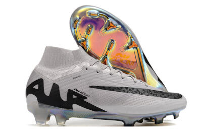 Nike Air Zoom Mercurial Superfly 9 Elite FG High-Tops Football Boots - Purple/Black/Gold