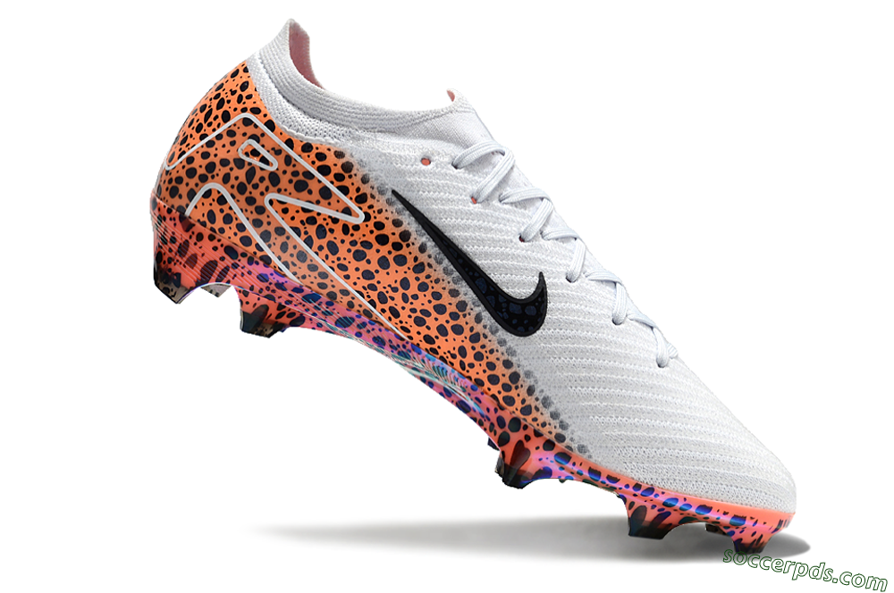 Nike Air Zoom Mercurial Vapor 16 Elite FG Low-Tops Football Boots - Grey/Black/Leopard 4