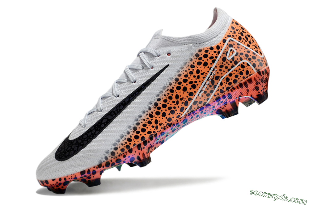 Nike Air Zoom Mercurial Vapor 16 Elite FG Low-Tops Football Boots - Grey/Black/Leopard 5