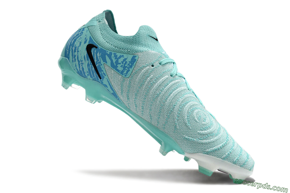 Nike Phantom Luna 2 Elite LV8 FG Low-Tops Football Boots - Jade/Black/Purple 4