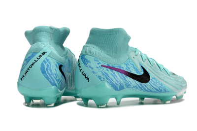 Nike Phantom Luna 2 Elite LV8 FG High-Tops Football Boots - Jade/Black/Purple