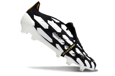 Adidas Predator Elite Foldover Tongue FG Low-Tops Football Boots - Black/White/Gold