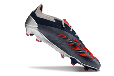 Adidas Predator Accuracy Elite FG Low-Tops Football Boots - Silver/Blue/Red