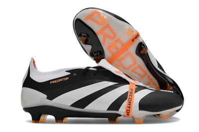 Adidas Predator Elite Foldover Tongue FG Low-Tops Football Boots - White/Black/Orange