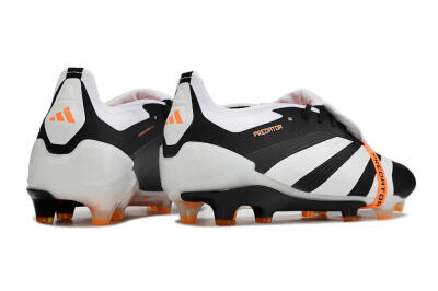Adidas Predator Elite Foldover Tongue FG Low-Tops Football Boots - White/Black/Orange