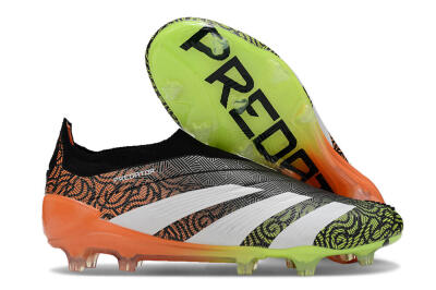 Adidas Predator Accuracy+ FG Low-Tops Football Boots - Black/White/Orange
