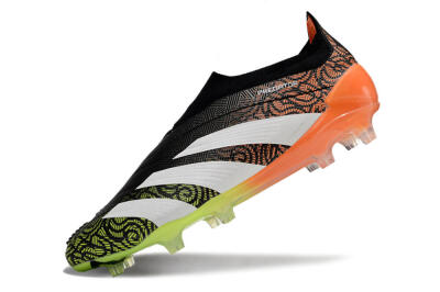 Adidas Predator Accuracy+ FG Low-Tops Football Boots - Black/White/Orange