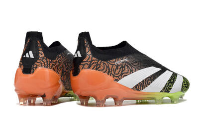 Adidas Predator Accuracy+ FG Low-Tops Football Boots - Black/White/Orange