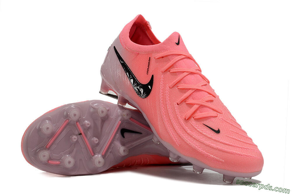 Nike Phantom Luna Elite AG Low-Tops Football Boots - Pink/Black/White 2