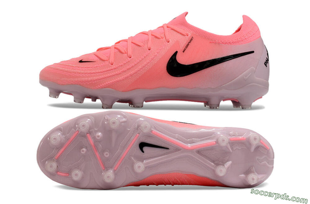 Nike Phantom Luna Elite AG Low-Tops Football Boots - Pink/Black/White 0