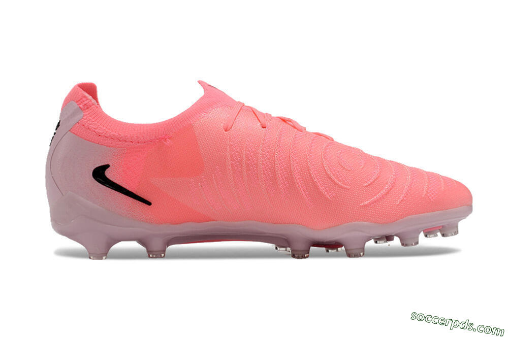 Nike Phantom Luna Elite AG Low-Tops Football Boots - Pink/Black/White 6