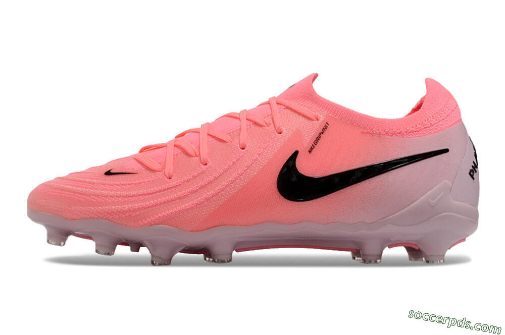 Nike Phantom Luna Elite AG Low-Tops Football Boots - Pink/Black/White 1