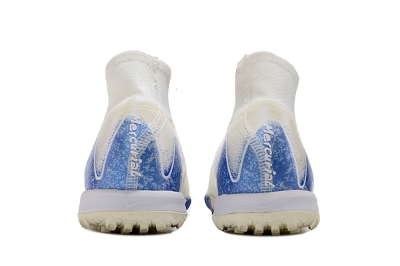 Nike Air Zoom Mercurial Superfly 10 Elite TF High-Tops Football Shoes - Beige/Blue