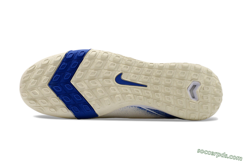 Nike Air Zoom Mercurial Superfly 10 Elite TF High-Tops Football Shoes - Beige/Blue 6