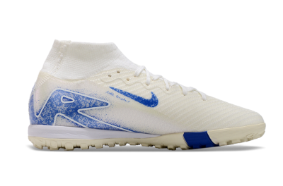 Nike Air Zoom Mercurial Superfly 10 Elite TF High-Tops Football Shoes - Beige/Blue