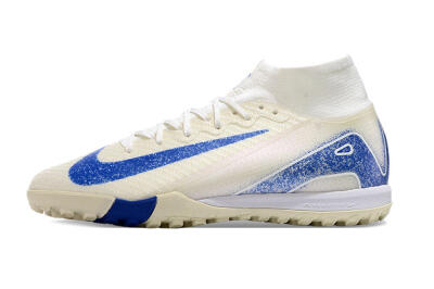 Nike Air Zoom Mercurial Superfly 10 Elite TF High-Tops Football Shoes - Beige/Blue