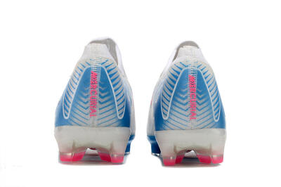 Nike Air Zoom Mercurial Vapor 16 Elite AG Low-Tops Football Boots - White/Pink/Blue