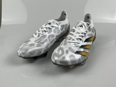 Adidas Predator Elite FG Low-Tops Football Boots - White/Grey/Gold