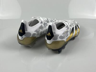 Adidas Predator Elite FG Low-Tops Football Boots - White/Grey/Gold