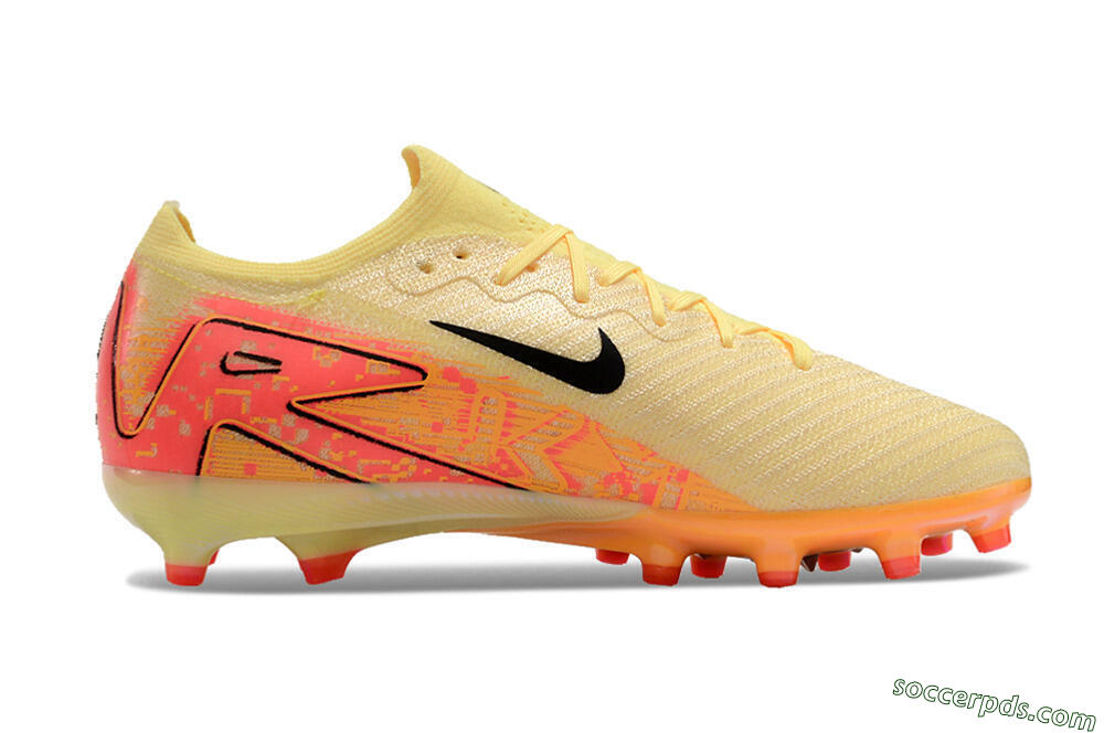 Nike Air Zoom Mercurial Vapor 16 Elite AG Low-Tops Football Boots - Yellow/Black/Orange 7