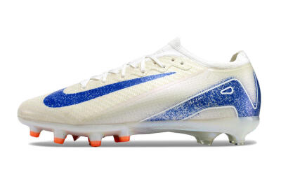 Nike Air Zoom Mercurial Vapor 16 Elite AG Low-Tops Football Boots - Beige/Blue